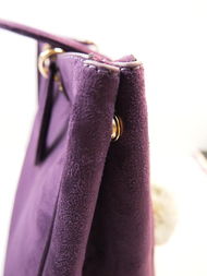 黑了猫紫色气质大包手提包单肩包女包 