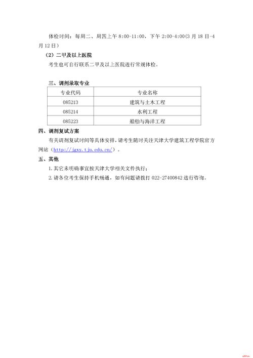 天津大学研究生有调剂名额吗 求教天津大学工业工程专业最近几年考研分数线