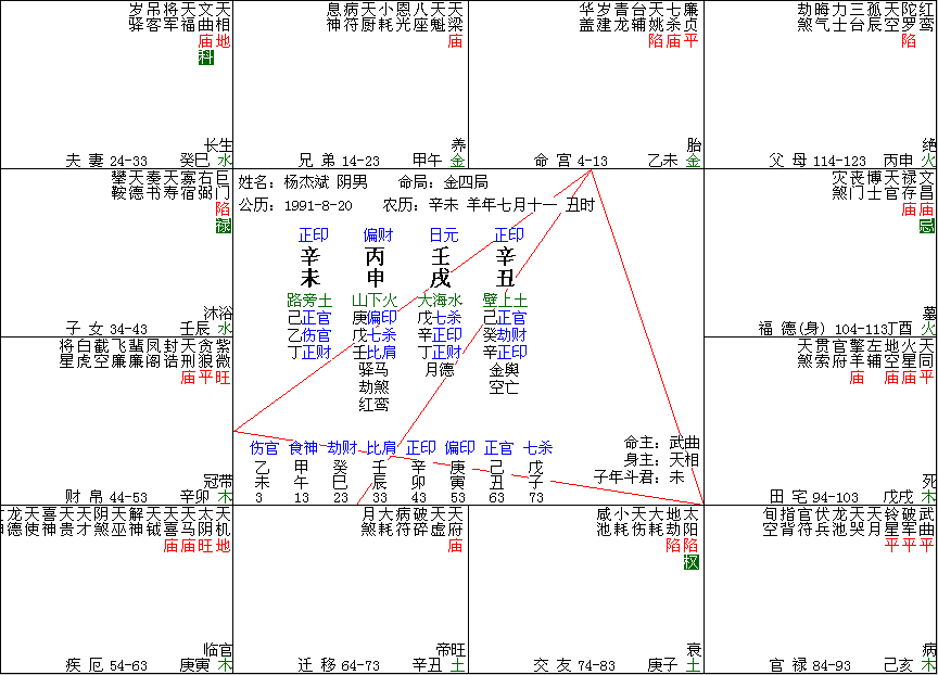 紫微大师们帮忙看看我的排盘,我看不懂 