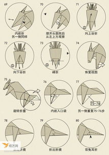 手工制作十二生肖牛的折法步骤图解