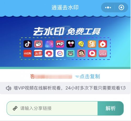 啥 永久免费短视频去水印工具还能支持VIP视频在线解析