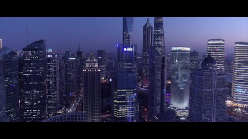 航拍武汉市夜景视频，武汉夜景宣传片