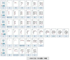 刘阳阳和徐宇乐这两个姓名加起来总共有多少笔画 