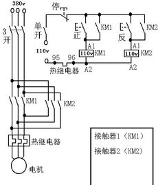 电机热继电器接线图解是什么样子的？