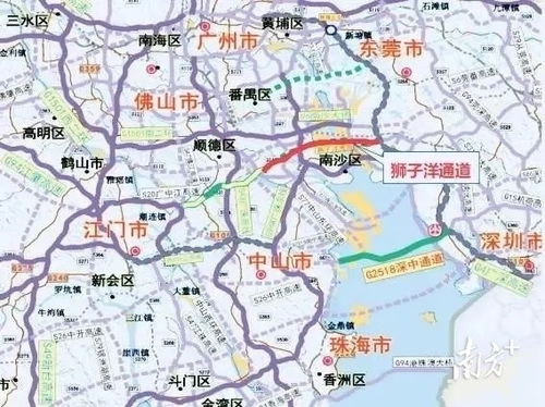 狮子洋通道今年开建 广州南沙再迎超级工程