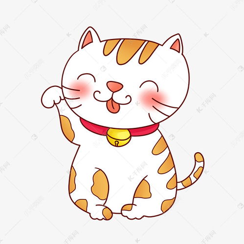 可爱猫咪卡通动物招财猫素材图片免费下载 千库网 