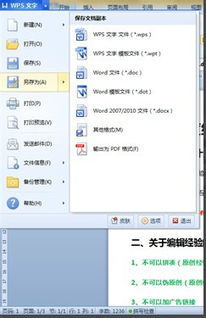 用WPS将word文档转换成pdf文件 PPT通用 