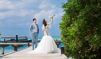 马尔代夫神仙岛 婚纱拍摄，浪漫美丽的婚礼照片留念