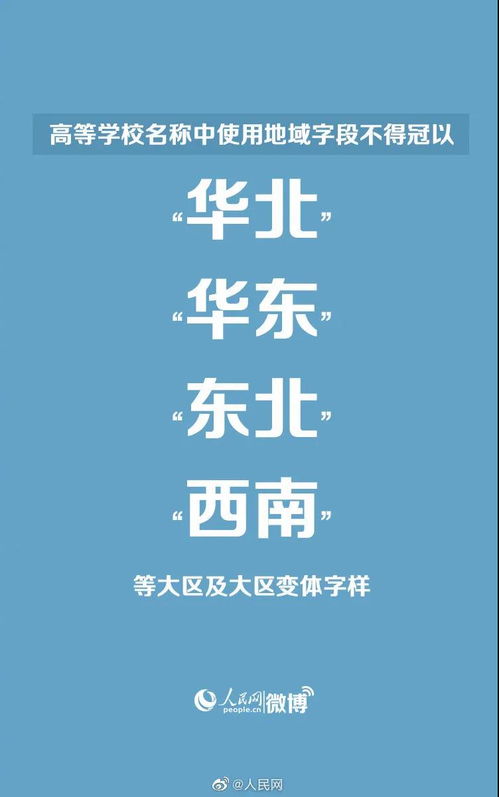 教育部新规来了 高校命名,这些词不能用 