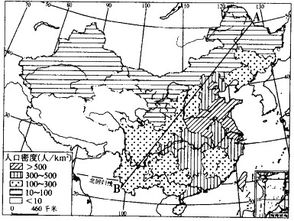 中国人口的地理分界线(中国人口地理分界线图片)