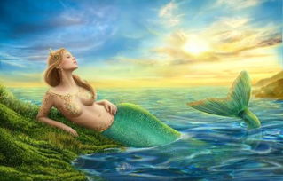 十二星座童话美人鱼图片,十二星座的传说美人鱼样子