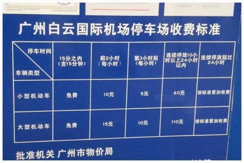 广州白云机场停车费 费用标准及优惠政策 (广州白云机场停车场收费标准)