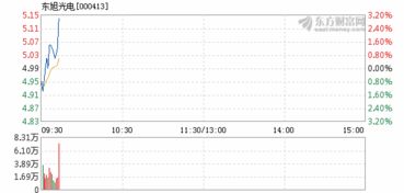 东旭光电今天会涨吗？