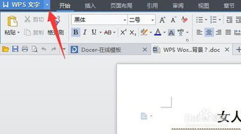 WPS 怎样在Word文档中插入背景图片 