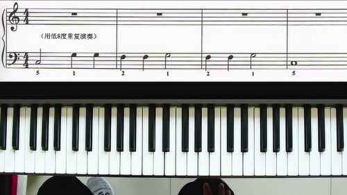初学者怎么看电子琴简谱 