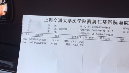 想问问到底有没有感染弓形虫