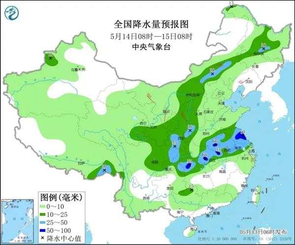 范围真大 新一轮较强降雨来袭 看看有你那吗