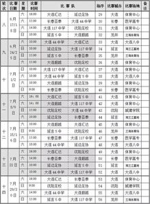 2003年足球赛程表