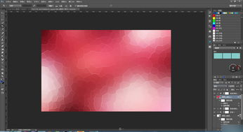 PS制作低多边形背景的操作方法