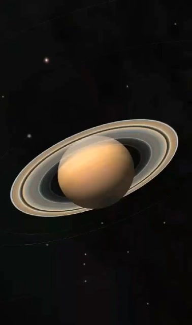 欣赏一下带环的土星吧 