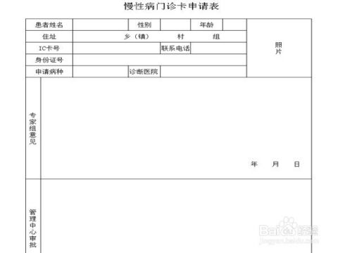 如何申请慢性疾病的医保补助(城乡居民医疗保险慢性疾病)