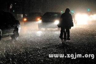 梦见下暴雨