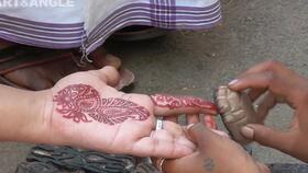 印度婚礼 海娜手绘全过程