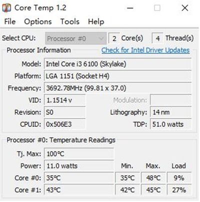 电脑硬件温度检测软件哪个好 