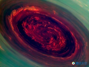 太阳系十大超级风暴 土星巨大六边形结构 