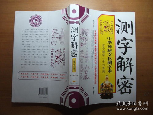 测字解密 中华神秘文化测字术 古今测字一千六百例