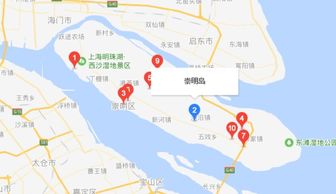 上海市崇明岛在什么位置 