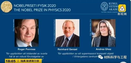 最新重磅 2020年诺贝尔物理学奖揭晓