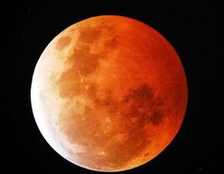 月全食天象 红色月全食的奇妙美景 