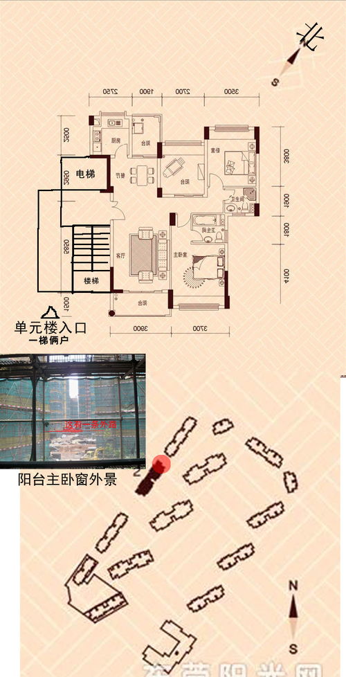 求高手帮我看下户型图,从风水,朝向角度帮我分析下 