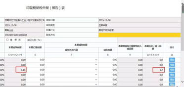 申报印花税时为什么本期应补税额分位数总是没有数