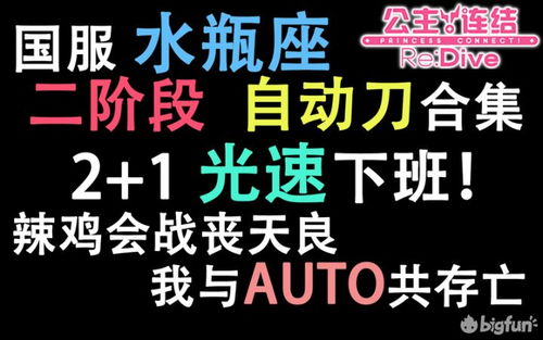 原来你也打AUTO 水瓶座二阶段自动刀合集