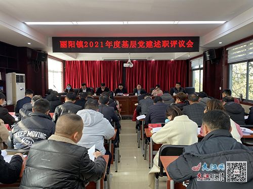 昌江区丽阳镇召开2021年度基层党建述职评议会