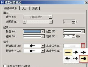 wps选中直线后怎么设置才能没有图里面那个起止点的头 