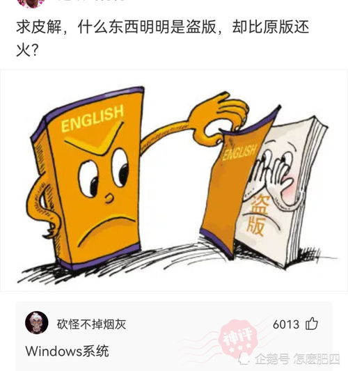 神回复 什么东西明明是盗版,却比正版还火