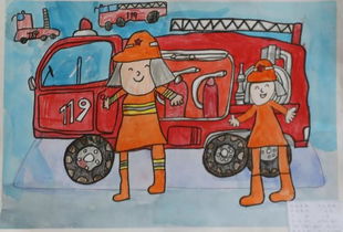 作文绘画作品获奖名单公布 快来看看孩子们眼中的消防吧