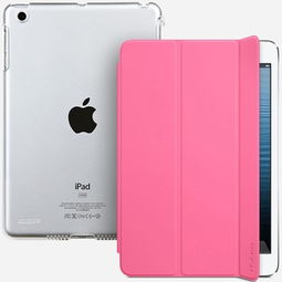 IT CEOV3IMA 苹果iPad mini 3保护套 皮套 智能休眠唤醒 可选配V3IMB iPad保护套后壳 粉色平板电脑配件产品图片4 