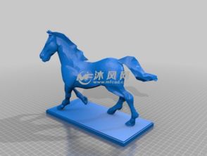 马雕像模型