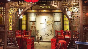 深圳餐厅餐饮装修设计案例 古风餐厅 广深艺建设