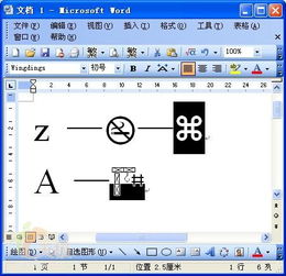 Word2003里用字体把文字变成特殊图案设置方法 