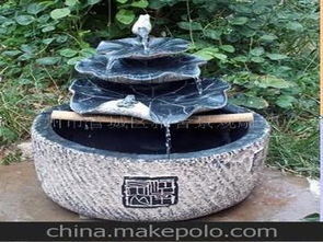 供应流水喷泉 家居摆件 树脂工艺水景 摆件 艺术工艺品