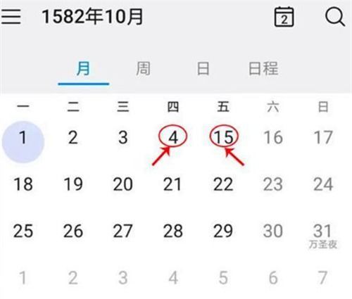 是时光倒流还是历史被掩盖 1582年10月为何少了10天,发生了什么