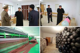 金正恩视察渔具工厂 称其为水产前线 兵工厂 