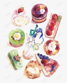卡通手绘蛋糕素材图片免费下载 高清卡通手绘png 千库网 图片编号6473046 