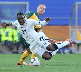 英超球队关注加纳国脚 阿萨莫 很乐意被欣赏 
