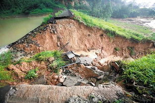 广州一水库决堤 疑因连降暴雨老鼠打洞